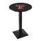 Holland Bar Stool Co 36" Blk Wrinkle Texas Tech Pub Table L217B3628TXTech - alternate 1